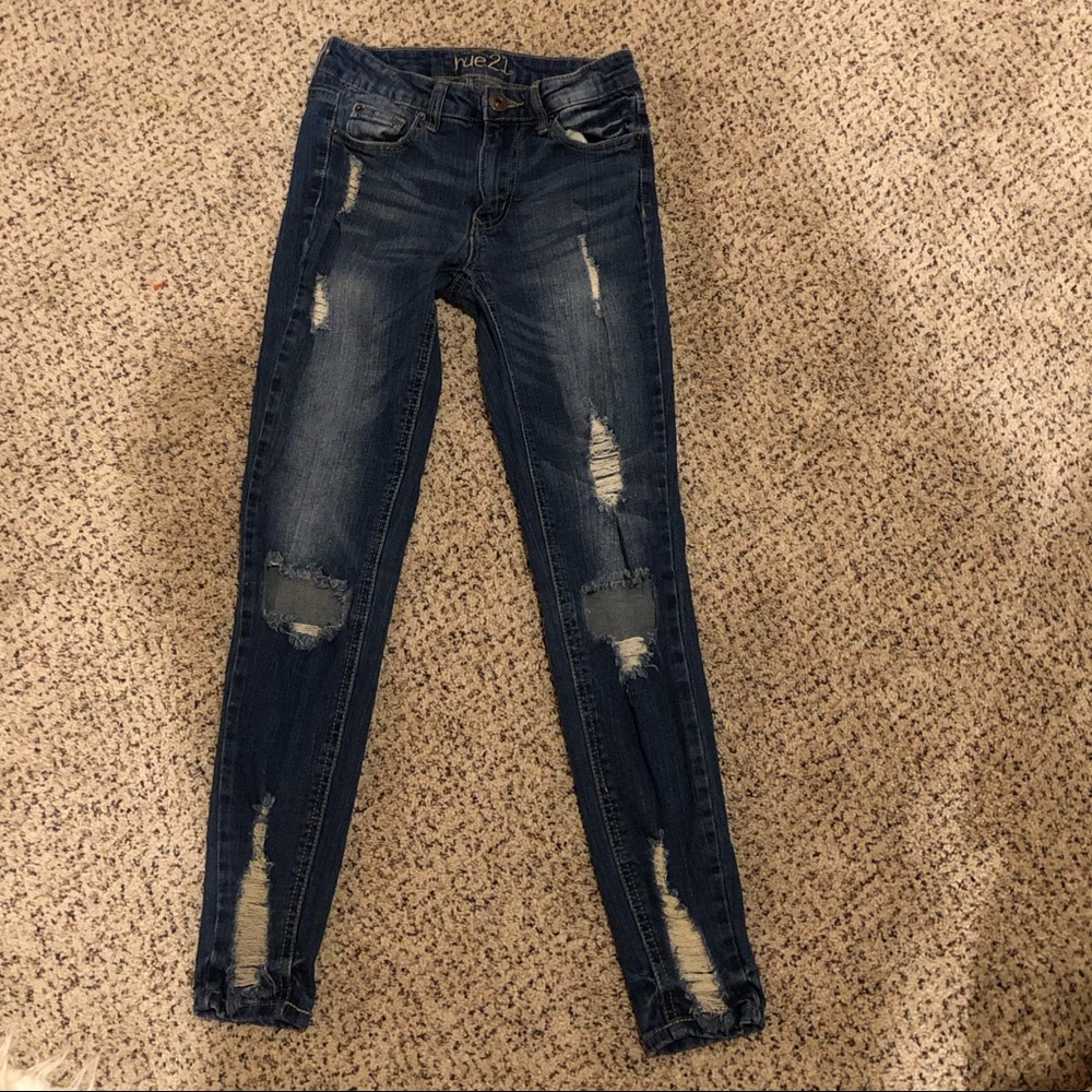 Distressed Jeans